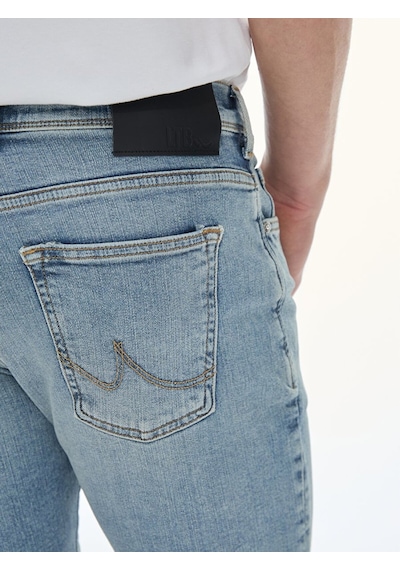 Ltb Elrond Slim Jean Bermuda 010096054014438 55446 010096054014438_55446 Açık Mavi