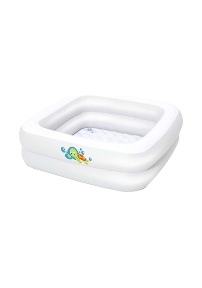 Bestway 51116 Kare Bebek Havuzu 86x86x25 CM.Bebek Şişme Havuzu Çok Renkli