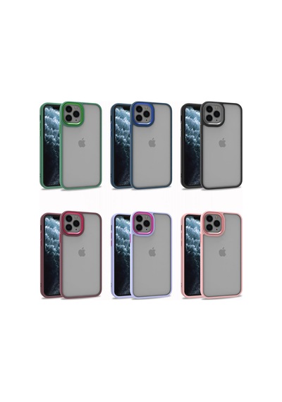 Zore İphone 11 Pro Uyumlu Nvth Flora Kılıf-siyah