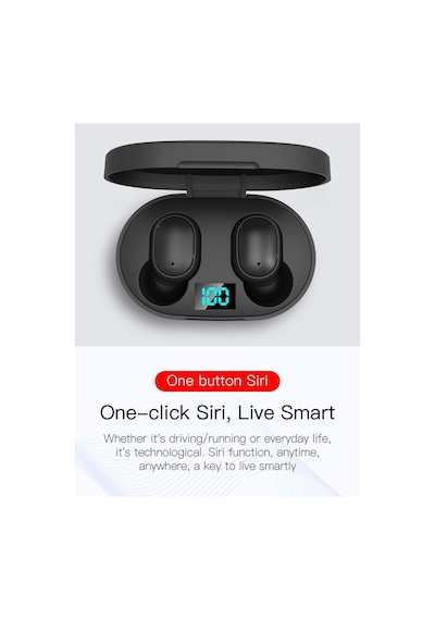 Owwotech E6S TWS Bluetooth Dijital Göstergeli Kulak İçi Kulaklık