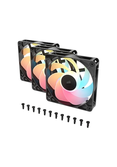Corsaır Rs Serisi Rs120 Reverse Argb Siyah 120mm Pwm 3'lü Fan Kiti-co-9050196-ww