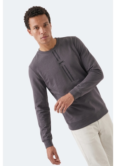Slazenger Gabıno I Erkek Koyu Gri Sweatshırt