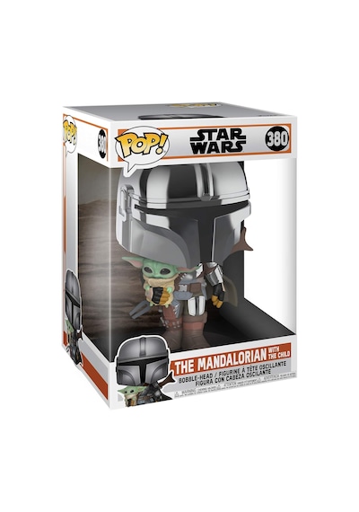 Funko Pop Figür Starwars:mandalorian-10"mandolarian With Chrome