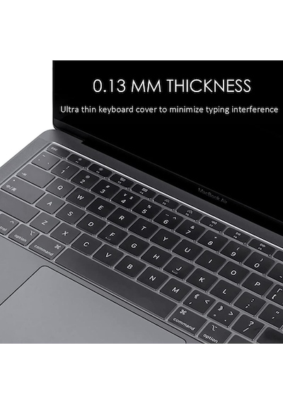 Apple Uyumlu MacBook Pro 14 İnç M3/m3 Pro/m3 Max A2992 A2918 Türkçe Q Klavye Slim Klavye Koruyucu Kılıf Çok Renkli