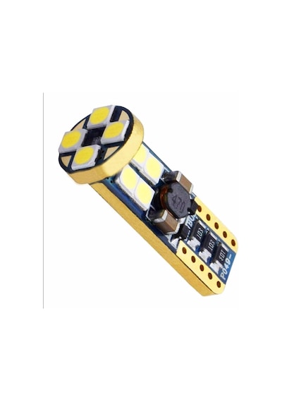 12 Ledli Park Plaka Tavan Ampulü T10 Led Dipsiz W5w Canbus - Beyaz Standart