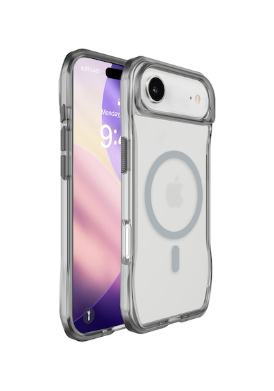 Buff Apple Uyumlu iPhone 17 Air Magsafe Octa Shield Kılıf Açık Gri