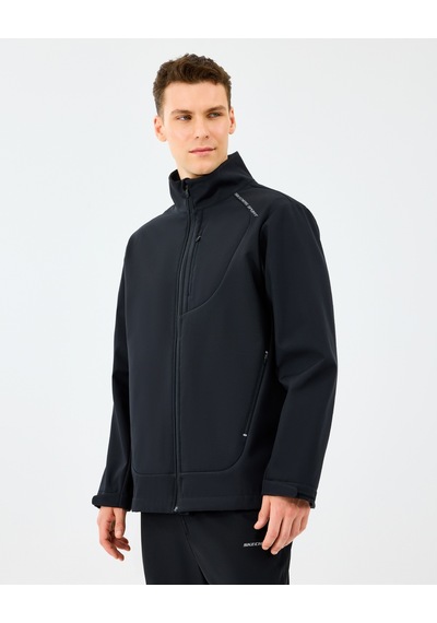Skechers M Softshell Basic Jacket Erkek Siyah Mont S2520132-3817 Siyah