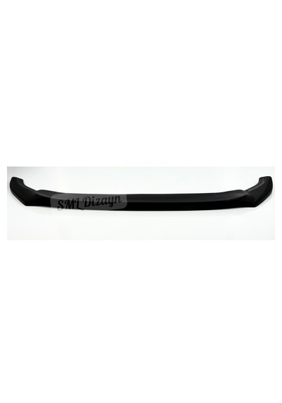 Vw Golf 7 R Tampon Uyumlu Ön Lip - Parlak Siyah Piano Black Plastik Tampon Eki 2012-2016