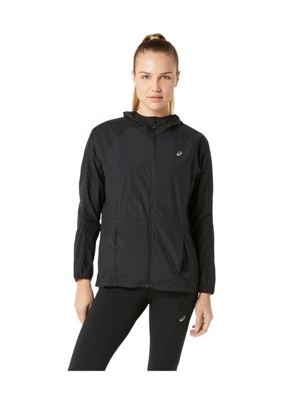 Asics Road Packable Jacket Kadın Siyah Ceket 2012d076-001 Siyah