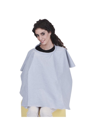 Sevi Bebe Anne Emzirme Örtüsü Önlüğü Art-6280 Gri Puanlı