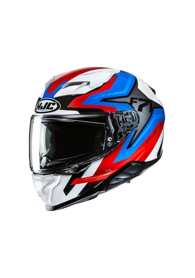 Hjc F71 Fes Mc21 Kapalı Motosiklet Kaskı Beyaz - Mavi - Kırmızı