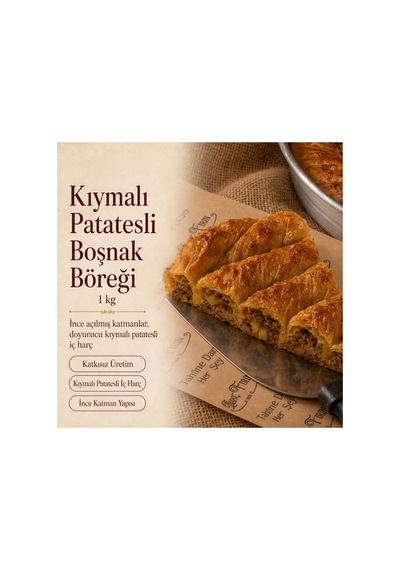 Kıymalı Patatesli Boşnak Böreği 1 Kg - 670383003