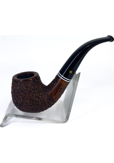 Şahin Sarı Yıldız Bent Apple 9mm Filtreli Akrilik Saplı Pipo Mod Pet-20