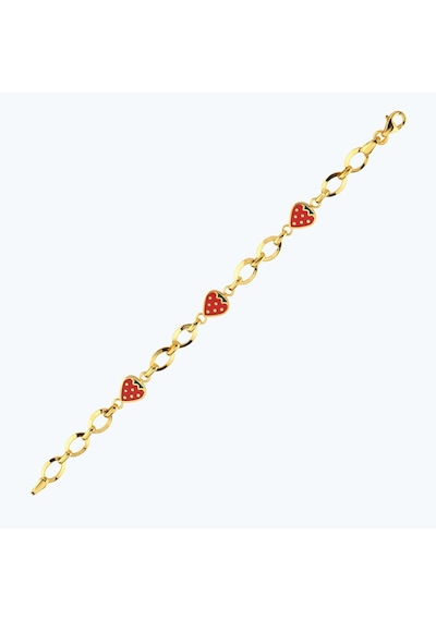 Altınbaş 22 Ayar Altın Çocuk Çilek Bileklik Bjrbl0004-25925 Renkli