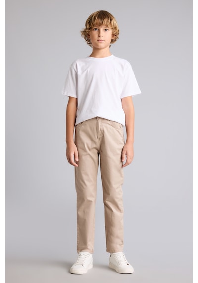 Defacto Düz Paça Gabardin Pantolonu Erkek Çocuk U3254a626aubg123 Bej-bg123