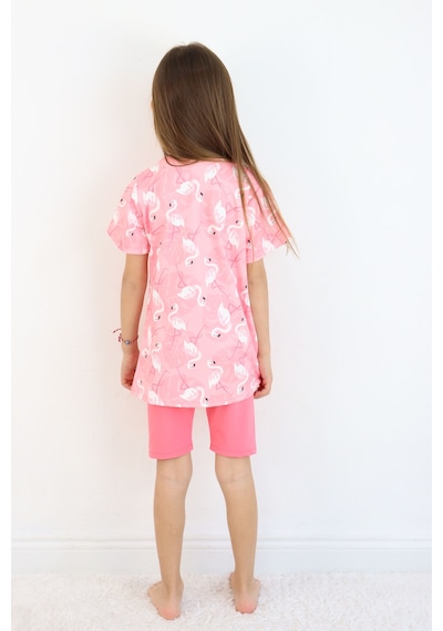 Lyraxkids Kız Çocuk Bisiklet Yaka Etekli Mayo Ve Tayt Bone Dahildir. Açık Pembe Lyraxkids Kız Çocuk Bisiklet Yaka Etekli Mayo Ve Tayt Bone Dahildir. Açık Pembe