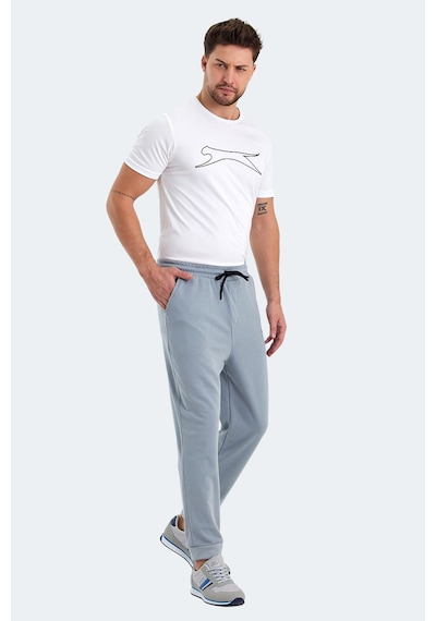 Slazenger Onıonıx I Erkek Cepli Gri Eşofman Altı Gri