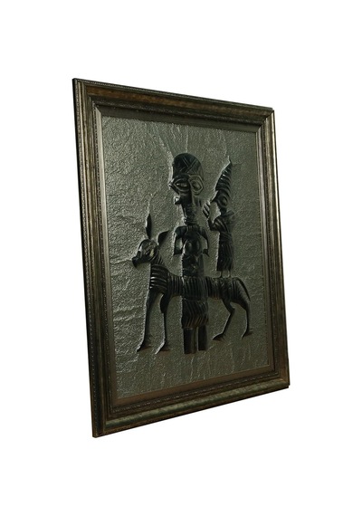 E38 El İşçiliği Kurşun Figürin Kalıbı Aliminyum Kabartma Tablo 86 76 Cm -6441