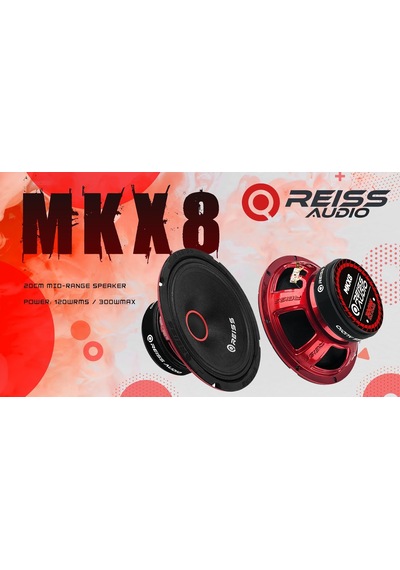 Reıss Audıo Rs-Mkx8 20Cm MidRange Speaker HOPARLÖR 300W