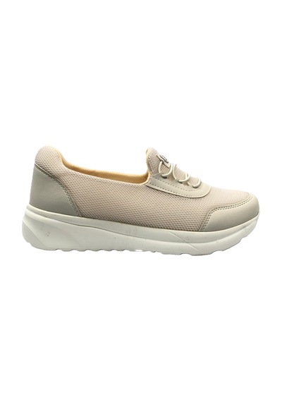 Black Sea 626 Unisex Spor Babet Ayakkabı Bej