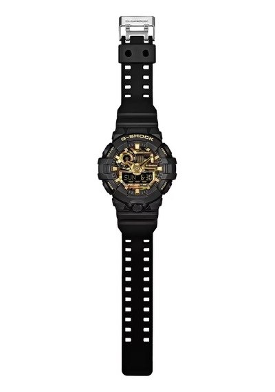 G-shock Analog-dijital Ga-700 Serisi 53.4 Mm Quartz Saat Ga-700cf Siyah