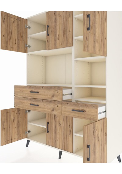 Hyperion Dolap 10 Raflı 3 Çekmeceli 6 Kapaklı 132x44x195 Aytaşı-çam/çam Atlas Çam/atlas Çam - Aytası Hyperion Dolap 10 Raflı 3 Çekmeceli 6 Kapaklı 132x44x195 Aytaşı-çam/çam Atlas Çam/atlas Çam - Aytası