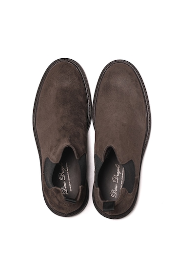 Cacao Dark Brown Bot Erkek 1054 - Moss Dino Draghi Chelsea Boot Suede Kahverengi