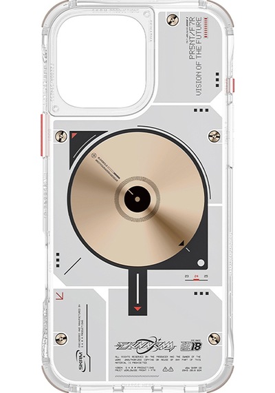 Apple Uyumlu iPhone 16 Pro Kılıf Magsafe Şarj Özellikli Disk Desenli Airbag Tasarımlı Skinarma Nova Kapak Gold