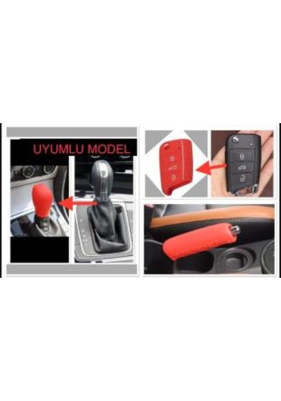 Seat Skoda Volksvagen 3Lü Set Anahtar Dsg Ve El Fren Silikon Set