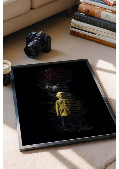Pennywise It O Çerçeveli Tablo - Estetik Poster