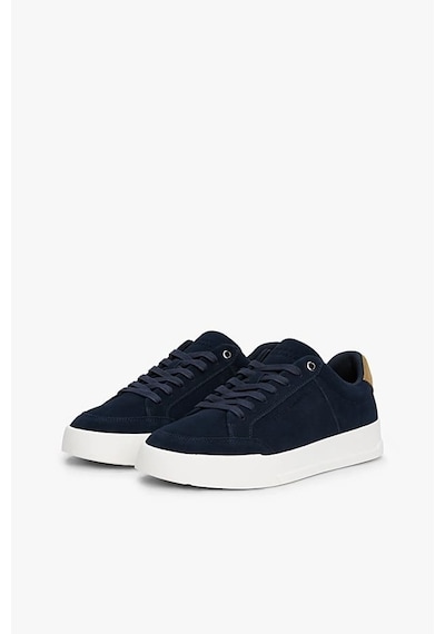 Tommy Hilfiger Erkek Court Summer Suede Sneaker - Lacivert Desert Sky