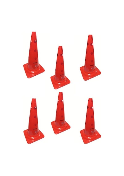 Avessa Hn-52-1 Delikli Antrenman Hunisi 52 Cm Kırmızı 6lı Kırmızı