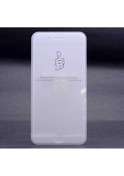 Apple, Uyumlu iPhone 7 Zore Kenarları Kırılmaya Dayanıklı Cam Ekran Koruyucu