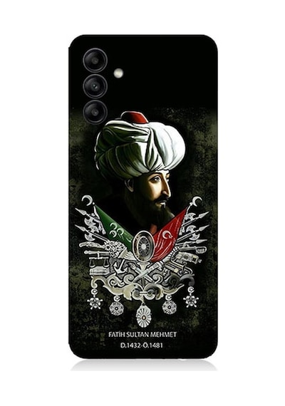 Samsung Galaxy A04s Uyumlu Fatih Sultan Mehmet Desenli Silikon Kılıf