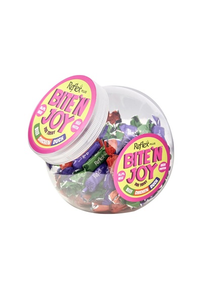 Plus Bite'n Joy Dana Etli, Tavuklu Ve Ördek Etli Köpek Ödül Maması 250 Gram