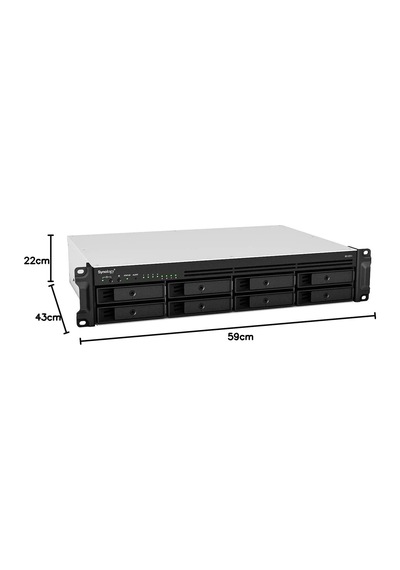 Rackstation Rs1221+ Nas/storage Server Rack 2u Ethernet Lan Black V1500b