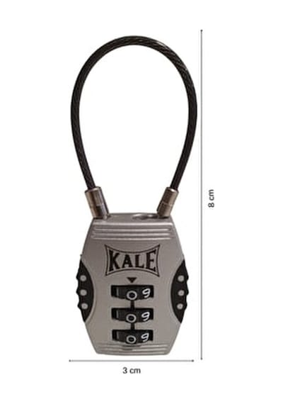 Kale Şifreli Asma Kilit 3 Basamaklı Kd001/20-100
