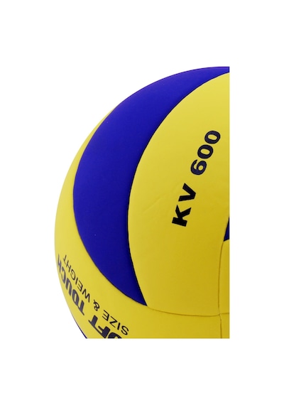 Voleybol Topu Swirl Soft Touch Yapıştırma Yumuşak Yüzey 8 Panel 5 Numara Kırmızı Sarı