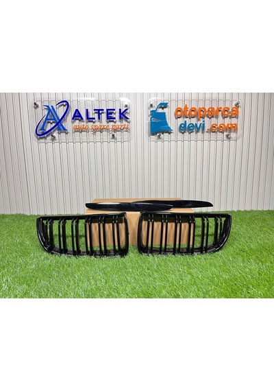 E90 Panjur Piano Siyah Çift Çıtalı 05-08