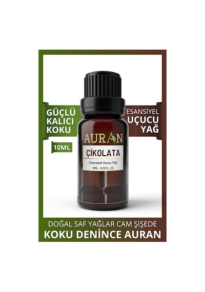AURAN Çikolata Saf Esansiyel Uçucu Yağ Buhurdanlık Yağı 10ml