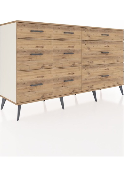 Kronos Konsol 9 Çekmeceli 176x59x99 Aytaşı-çam Atlas Çam - Aytası
