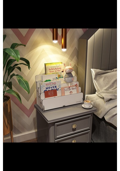 Mini Lucky 4 Raflı Ahşap Masaüstü Mini Kitaplık Montessori Çocuk Kitaplığı Çocuk Odası Kitaplık Beyaz - 570907565 Beyaz Mini Lucky 4 Raflı Ahşap Masaüstü Mini Kitaplık Montessori Çocuk Kitaplığı Çocuk Odası Kitaplık Beyaz - 570907565 Beyaz