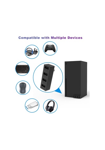 Xbox Serisi X/s İçin 4 Bağlantı Noktalı Usb Hub 2.0, Xbox Serisi X/s Konsolu İle Uyumlu Yüksek Hızlı Usb Hub Splitter Genişletme Adaptörü Beyaz Standart Kaliteli-1 Metre-Beyaz Xbox Serisi X/s İçin 4 Bağlantı Noktalı Usb Hub 2.0, Xbox Serisi X/s Konsolu İle Uyumlu Yüksek Hızlı Usb Hub Splitter Genişletme Adaptörü Beyaz Standart Kaliteli-1 Metre-Beyaz