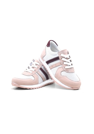 Hakiki Deri Günlük Pembe Kız Çocuk Spor Ayakkabı Sneaker (264720126) Pembe