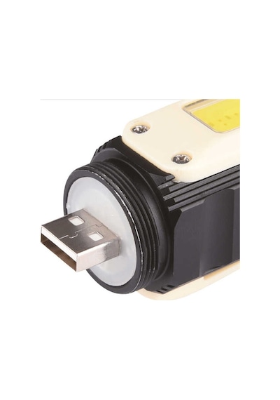 Panther Pt-4272 Usb Şarjlı El Feneri Siyah