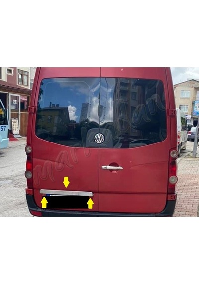 Woc Chrome Vw Crafter Krom Bagaj Çıtası 2006-2017 Paslanmaz Çelik