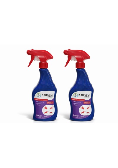 K-othrine 500 Ml 2 Adet Hazır Haşere Öldürücü Karınca Hamam Böceği Sinek Pire Etkili Kokusuz