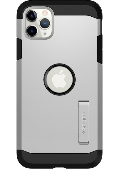 Spigen Apple Uyumlu iPhone 11 Pro İle Kılıf Tough Armor Xp Satin Silver