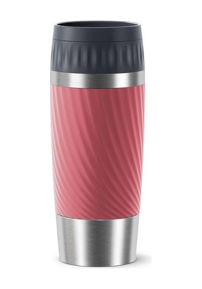 Tefal Travel Mug Termos Easy Twist Pastel Kırmızı 0.360 Lt