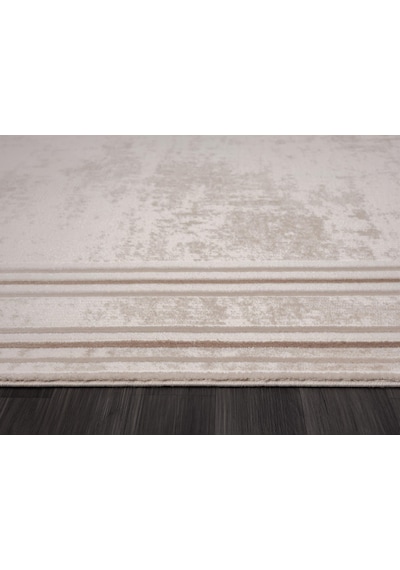 Scala Sc002b Bej Halı Modern Desenli Tozu Az Akrilik Salon Halısı Yatak Odası Mutfak Koridor